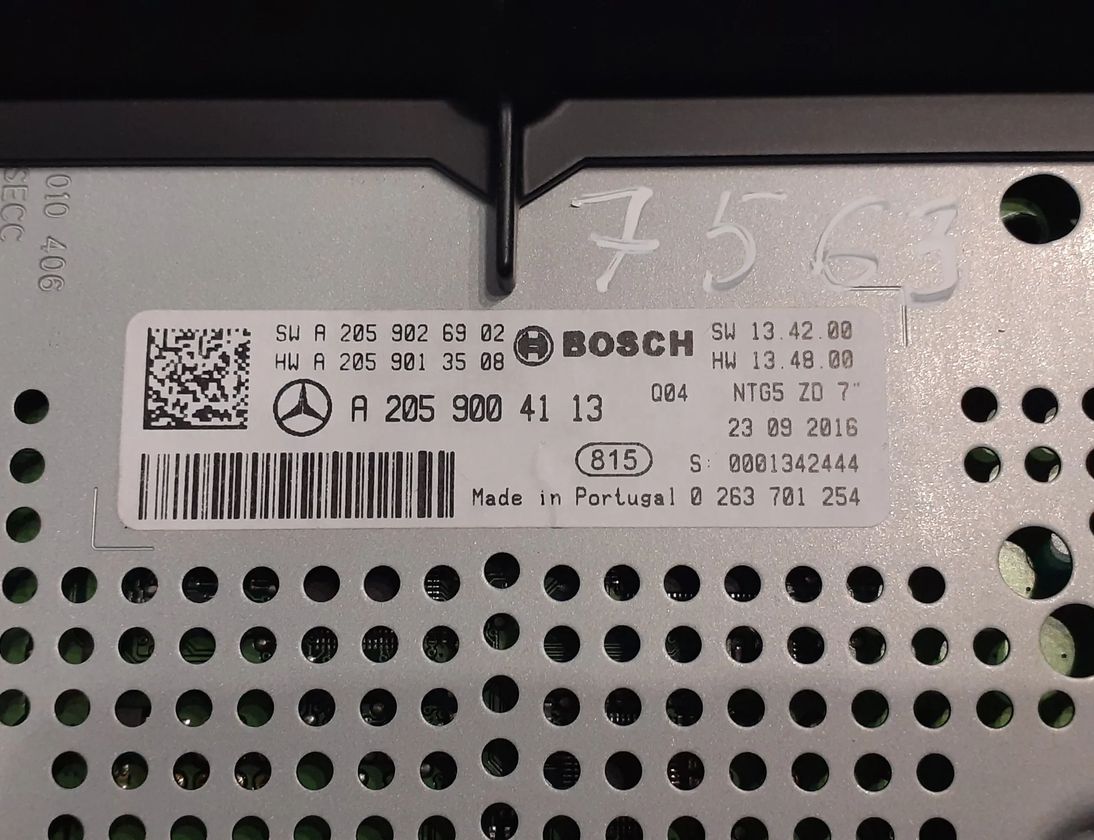 MERCEDES-BENZ GLC X253 (2015-2024) Navigationsdisplay #7563,A2059026902,A2059013508,A2059004113,0263701254 14135526