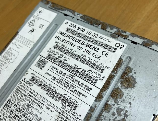 MERCEDES-BENZ GLC 253 (2015-2019) Musikafspiller uden GPS A2059001033,#F1267 25032072