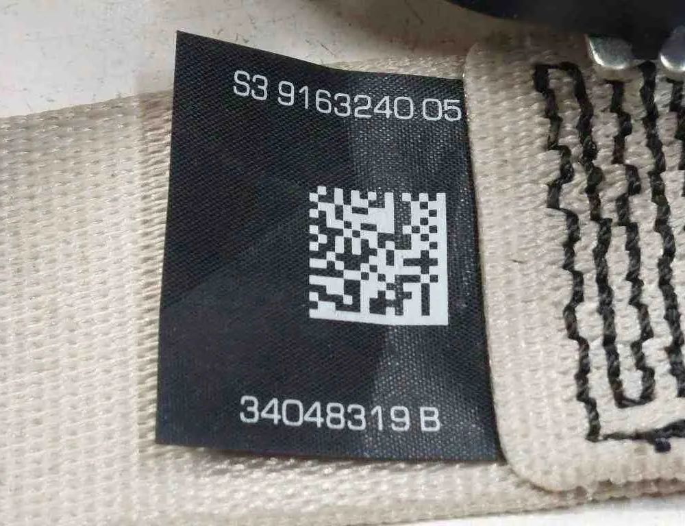 BMW 5 Series F10/F11 (2009-2017) Højre bagerste sikkerhedssele 34048319B,33061254,9163240 32726686