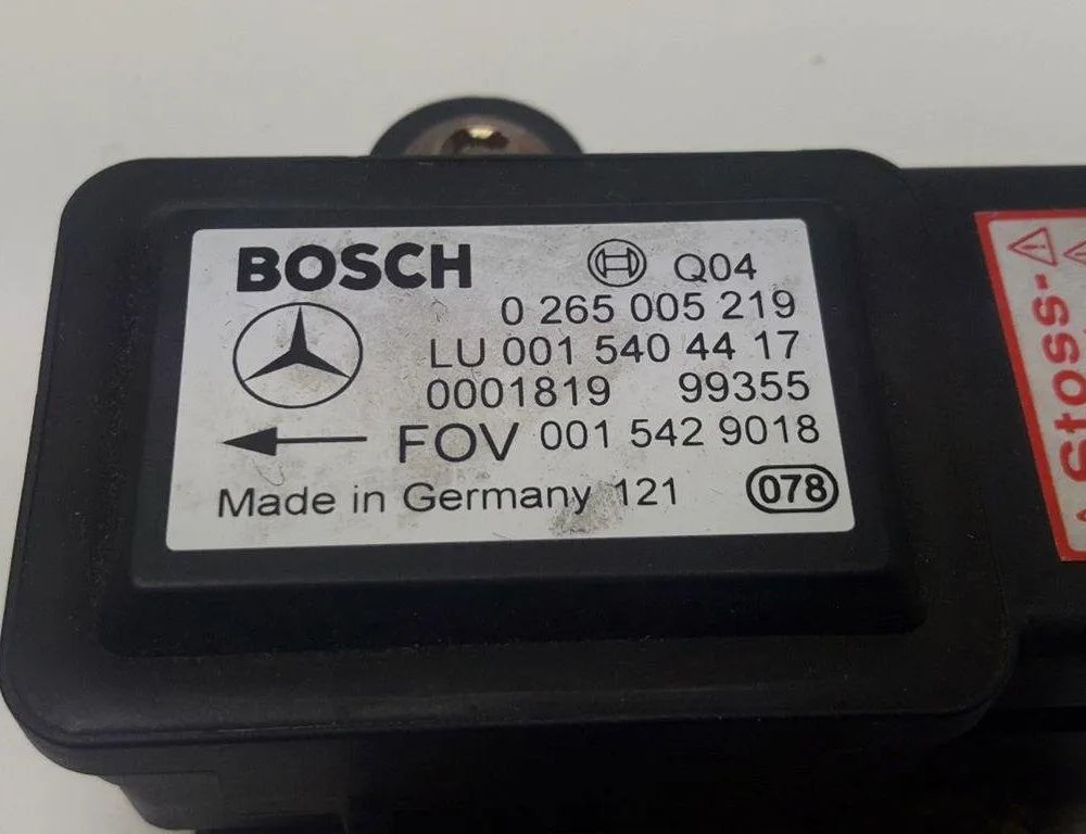 MERCEDES-BENZ A-Class W168 (1997-2004) Accelerationssensor 0265005219 31278292