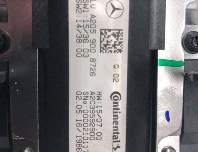 MERCEDES-BENZ GLC X253 (2015-2024) Navigationsdisplay a1669008422,a2059008726 30882910