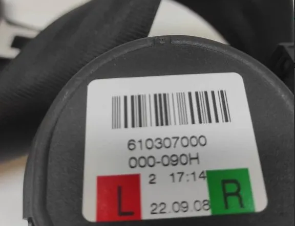 AUDI A4 B8/8K (2011-2016) Højre bagerste sikkerhedssele 000090H 31449993