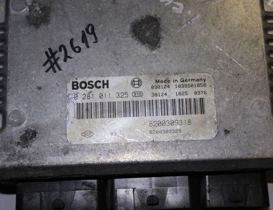 RENAULT Laguna 2 generation (2001-2007) Motorkontrolenhed ECU 8200309318,0281011325 31936699