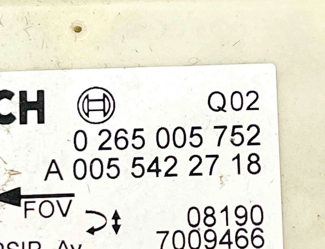 MERCEDES-BENZ SL-Class R230 (2001-2011) Hastighedssensor A0055422718,0265005752 32446092