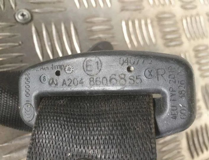 MERCEDES-BENZ C-Class W204/S204/C204 (2004-2015) Venstre forreste sikkerhedssele A2048606885,610099700E,607565100F 21442289