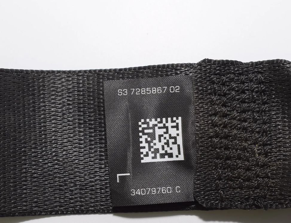 BMW 5 Series F10/F11 (2009-2017) Højre bagerste sikkerhedssele 7285867 3361526