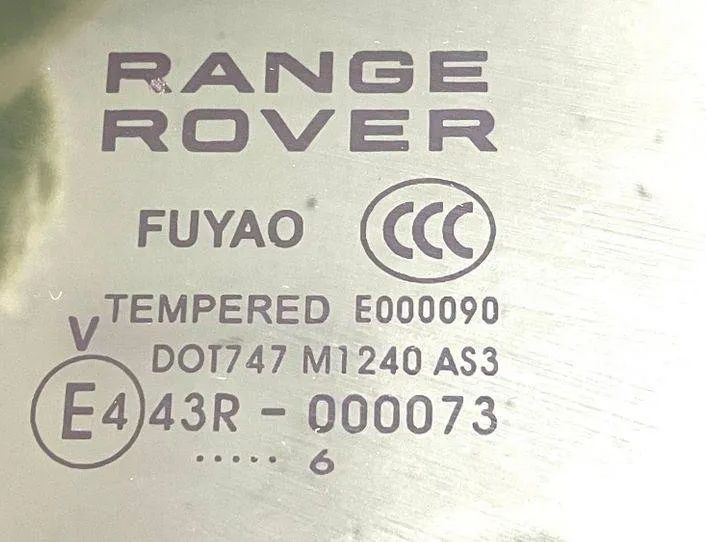 LAND ROVER Range Rover Evoque L538 (1 gen) (2011-2020) Bageste venstre dørglas DOT747M1240AS3,43R000073,E000090 24729133
