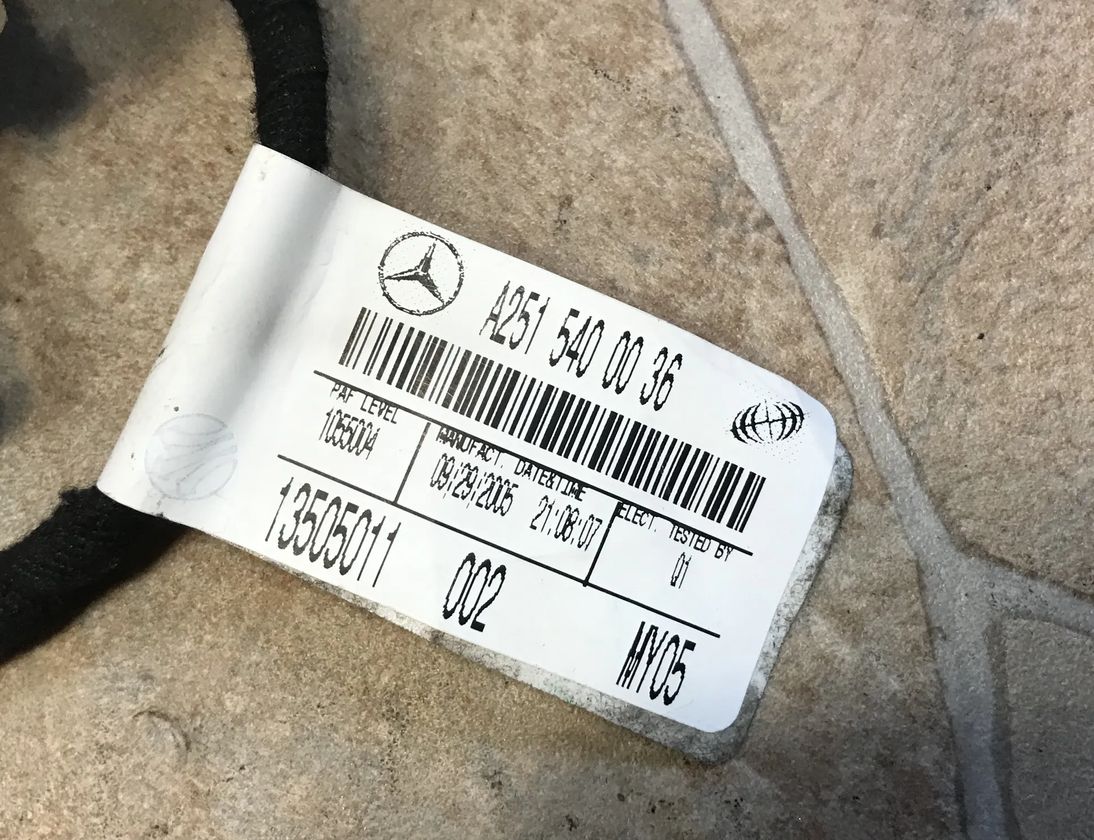 MERCEDES-BENZ M-Class W164 (2005-2011) Dashboard Airbag SRS A1648600805 20582476