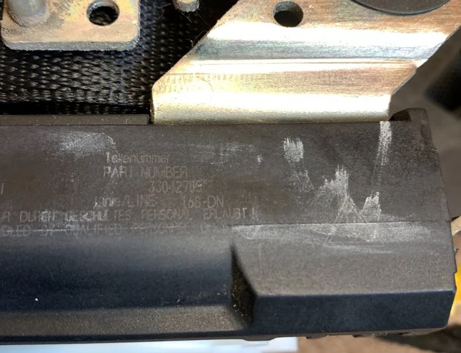 MERCEDES-BENZ M-Class W164 (2005-2011) Højre bagerste sikkerhedssele a2018680222 30494901