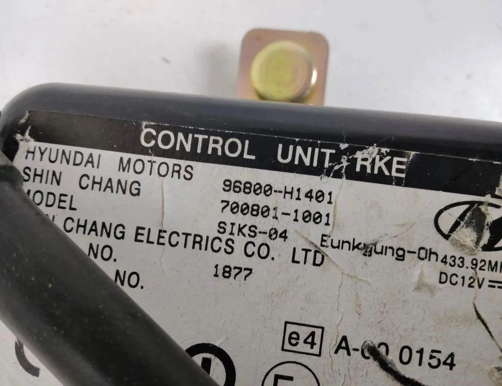 HYUNDAI Terracan 2 generation (2004-2009) Centrallås kontrolenhed 96800H1401 31933676