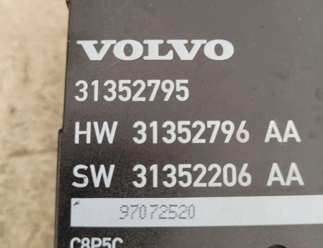 VOLVO XC60 1 generation (2008-2017) Bootlid kontrolenhed 31352206,31352795 28571874