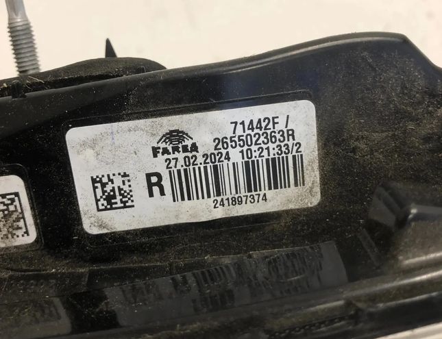 RENAULT Clio 5 generation (2019-2023) Højre side bagklap Baglygte 71442F,265502363R 28581448
