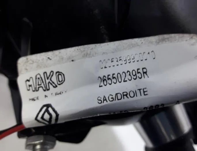 RENAULT Clio 4 generation (2012-2020) Højre side bagklap Baglygte 265502395R,265502395R0 26955566