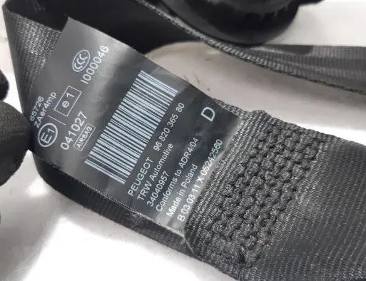 PEUGEOT 5008 1 generation (2009-2016) Forreste højre sikkerhedssele 9682036580,34040957,8975HN 27772489