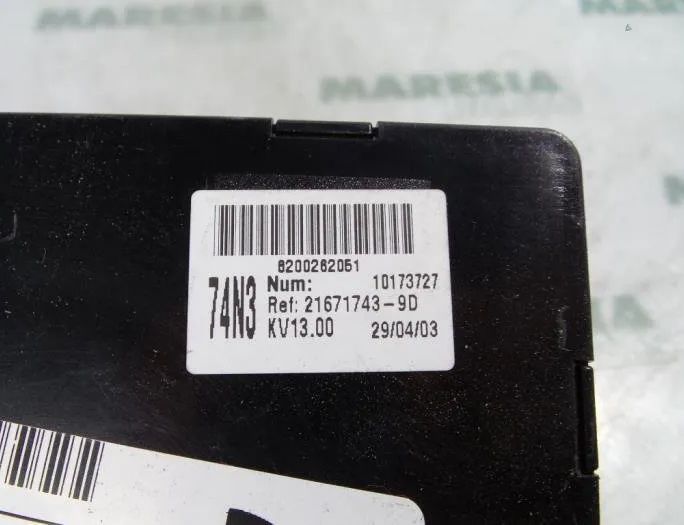 RENAULT Laguna 2 generation (2001-2007) Motorkontrolenhed ECU 0281011325,8200309318,8200309329,8200346815 27826216