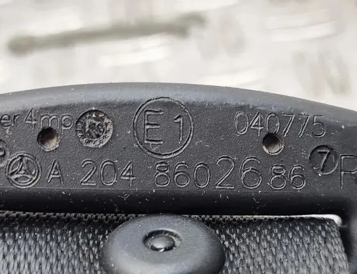 MERCEDES-BENZ C-Class W204/S204/C204 (2004-2015) Venstre forreste sikkerhedssele A2048602686,610035800D,616424600 24187704