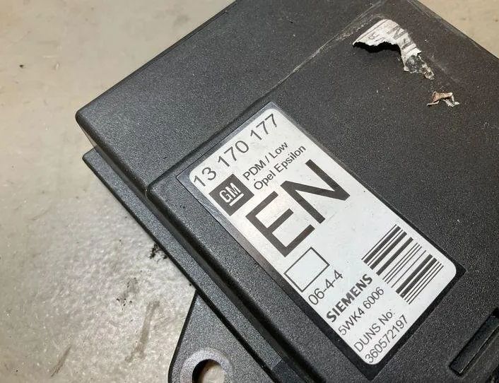 OPEL Vectra C (2002-2005) Højre bagdørs kontrolenhed 13170177,5WK46006 22245813