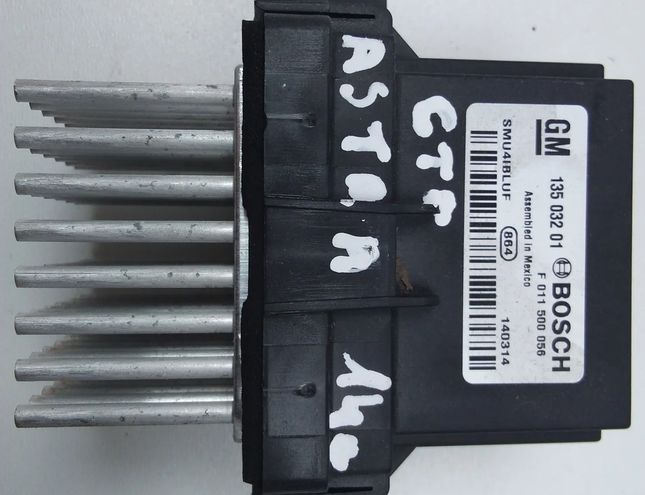 OPEL Astra J (2009-2020) Indvendig varmemodstand F011500056,13503201 12290854