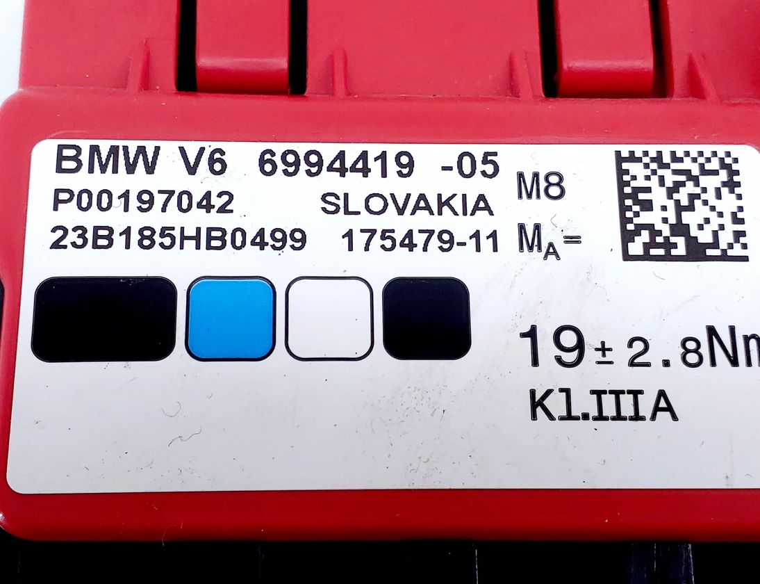 BMW 3 Series G20/G21/G28 (2018-2024) Positiv ledningsvæv 6994419-05,6994419 27589002