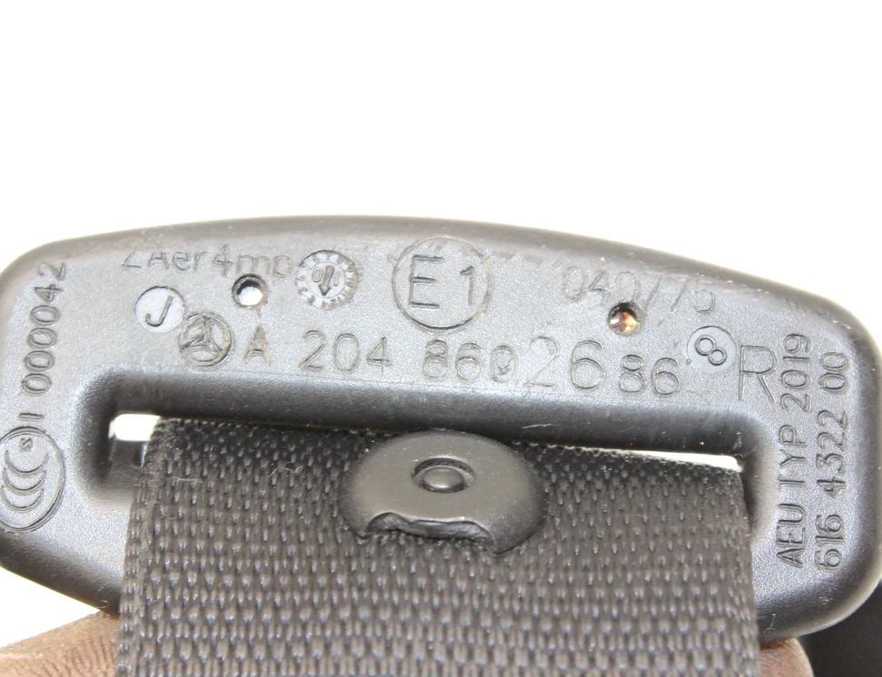 MERCEDES-BENZ C-Class W204/S204/C204 (2004-2015) Forreste højre sikkerhedssele A2048602686 17527711