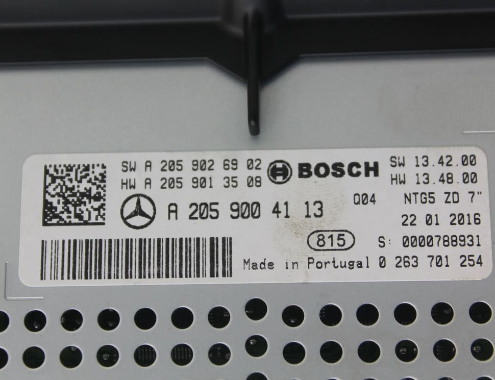 MERCEDES-BENZ C-Class W205/S205/C205 (2014-2023) Navigationsdisplay A2059026902,A2059013508,A2059004113 28448503