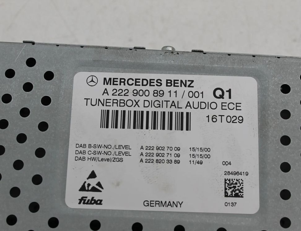 MERCEDES-BENZ S-Class W222/C217/A217 (2013-2020) Lydkontrolenhed A2229008911,A2229027009 28954973