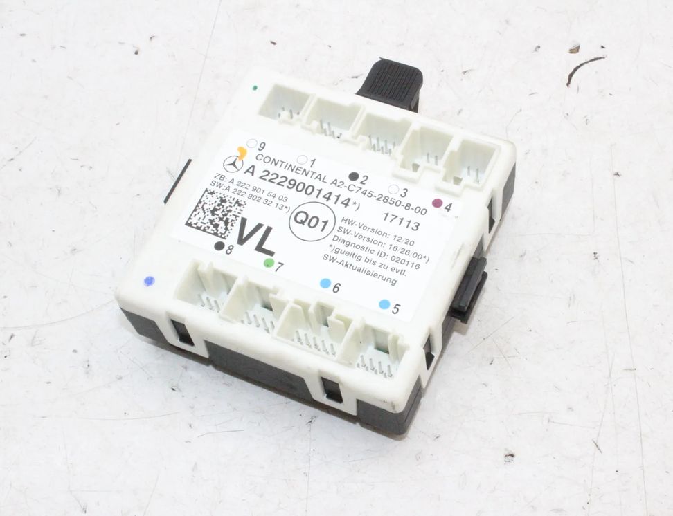 MERCEDES-BENZ C-Class W205/S205/C205 (2014-2023) Forreste venstre dør kontrolenhed A2229001414 32087207