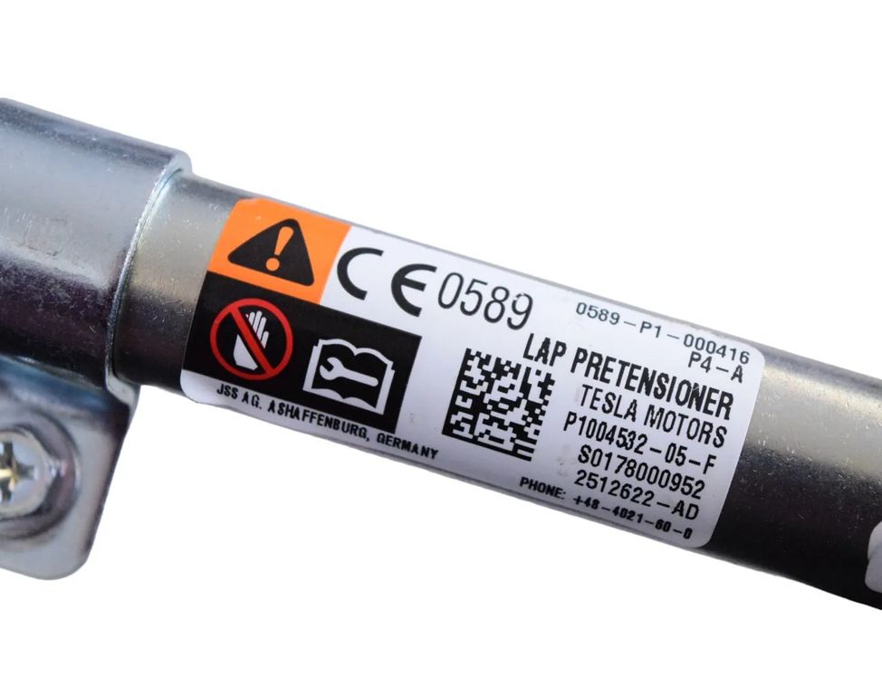 TESLA Model X 1 generation (2015-2024) Forreste højre sædespænde 1004532-05-F 24868237