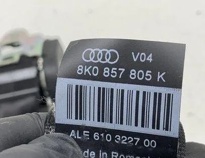 AUDI A4 B8/8K (2011-2016) Bagerste venstre sikkerhedssele 8K0857805K 23946638