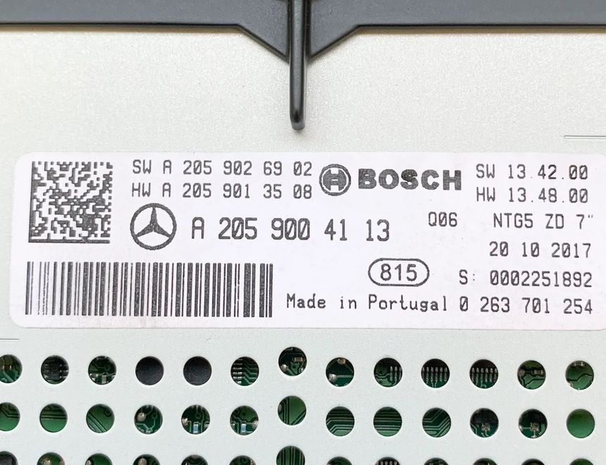 MERCEDES-BENZ C-Class W205/S205/C205 (2014-2023) Navigationsdisplay A2059013508,A2059004113,A2059026902,0263701254 10891964