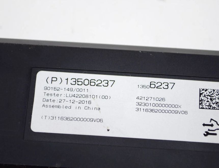 OPEL Mokka 1 generation (2012-2015) Andre kontrolenheder 421271026,13506237 13863894