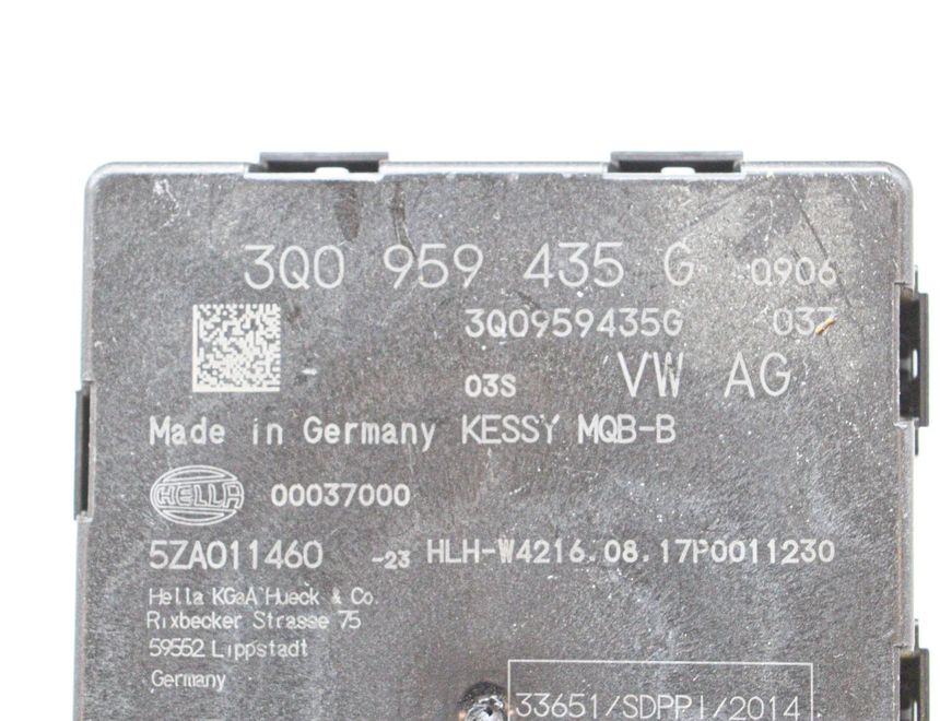 SKODA Superb 3 generation (2015-2023) Nøglefri kontrolenhed 3Q0959435G,5ZA011460 13999618