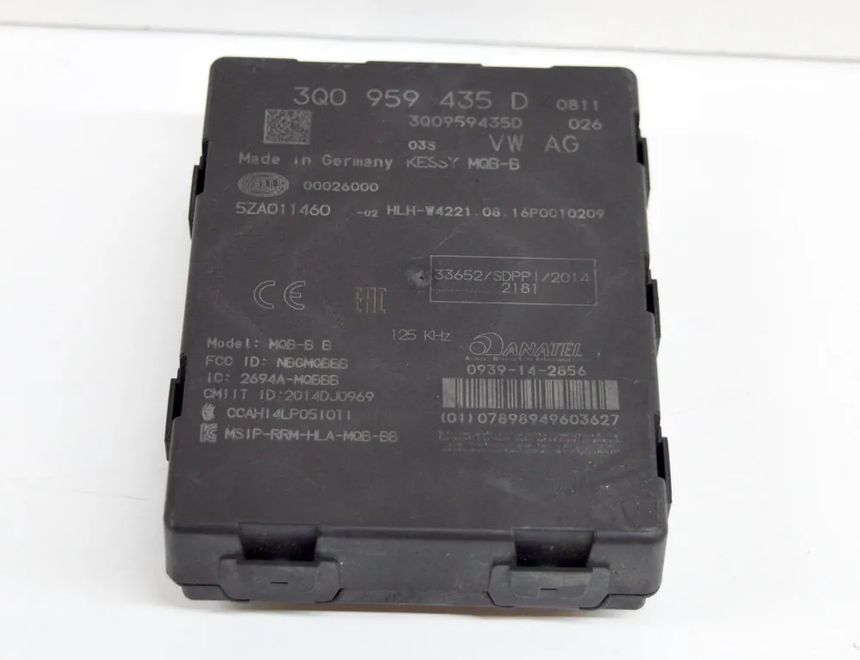 VOLKSWAGEN Passat B8 (2014-2023) Nøglefri kontrolenhed 3Q0959435D,2694A-MQBBB,5ZA011460 17192199