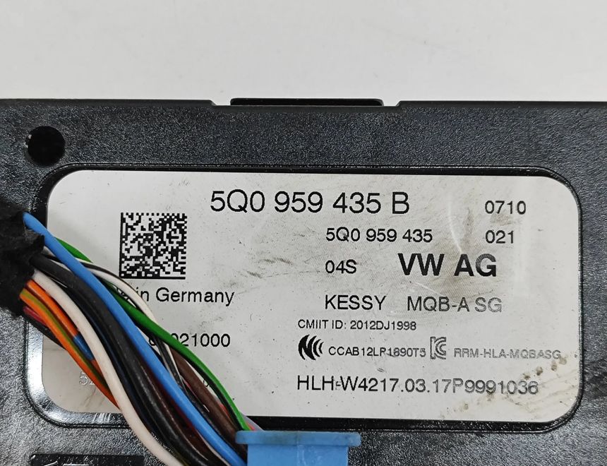 VOLKSWAGEN Golf 7 generation (2012-2024) Nøglefri kontrolenhed 5Q0959435B,5Q0959435 31035329