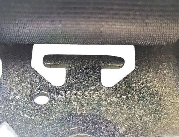 PEUGEOT 3008 1 generation (2010-2016) Bagerste venstre sikkerhedssele 33017492B 31562539