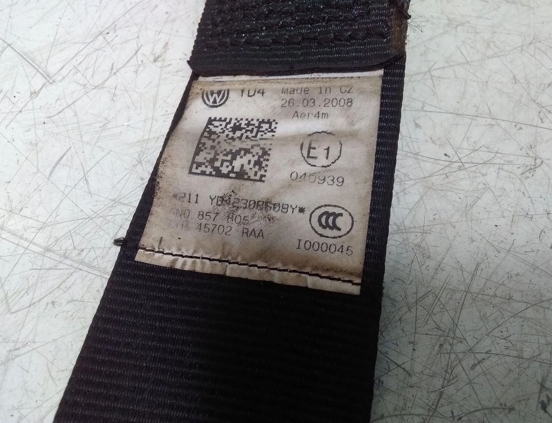 VOLKSWAGEN Tiguan 1 generation (2007-2017) Bagerste venstre sikkerhedssele 5N0857805 28534601