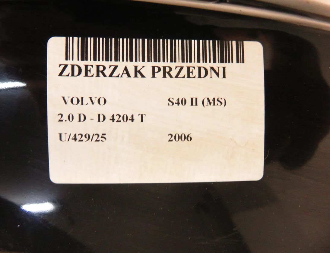 VOLVO S40 2 generation (2004-2012) Forreste kofanger 32570666