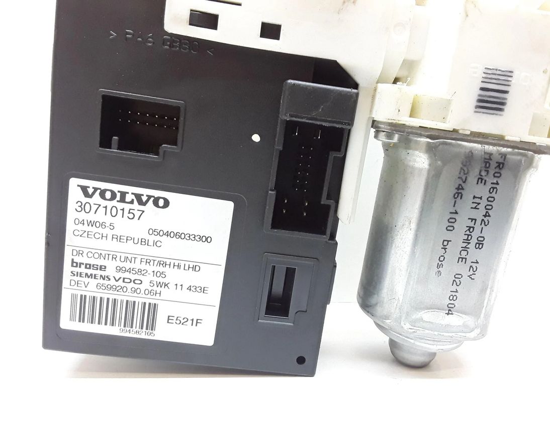 VOLVO S40 2 generation (2004-2012) Forreste højre dør Vindueskontrolmotor 30710157,992746100 23585821
