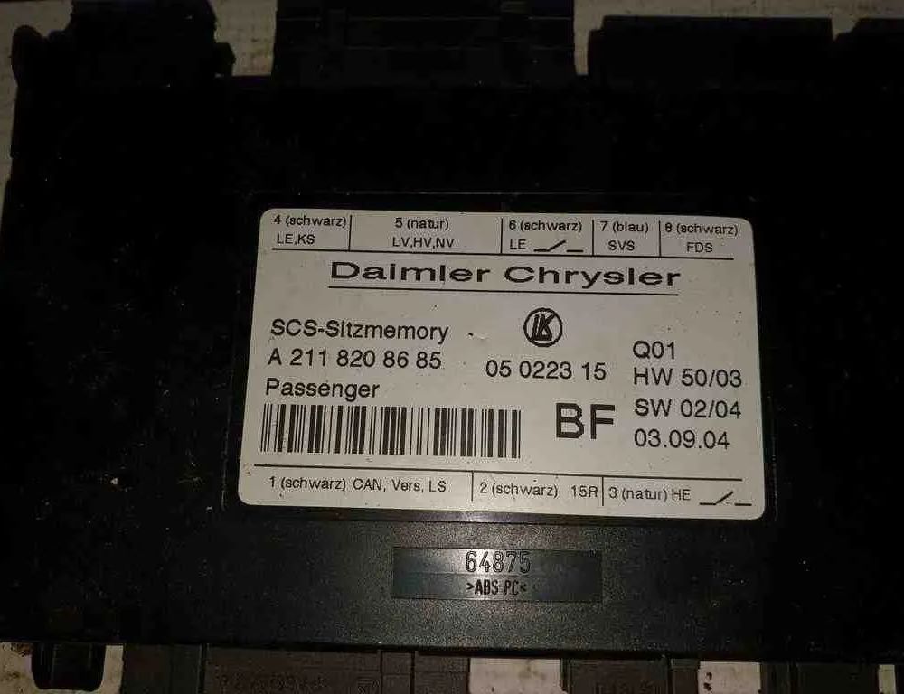 MERCEDES-BENZ CLS-Class C219 (2004-2010) Andre kontrolenheder 2118208685,A2118208685 32672079