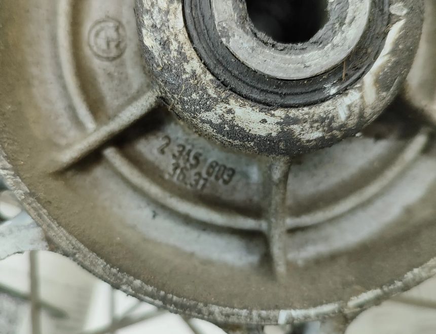 BMW F Baghjuls alufælge 2345803,2345794,2345806 33074018