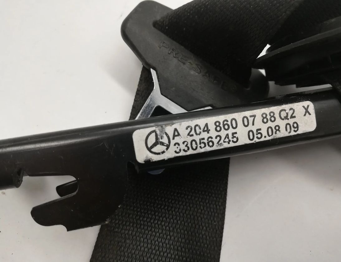 MERCEDES-BENZ C-Class W204/S204/C204 (2004-2015) Venstre forreste sikkerhedssele A2048601986,A2048600788 10626942