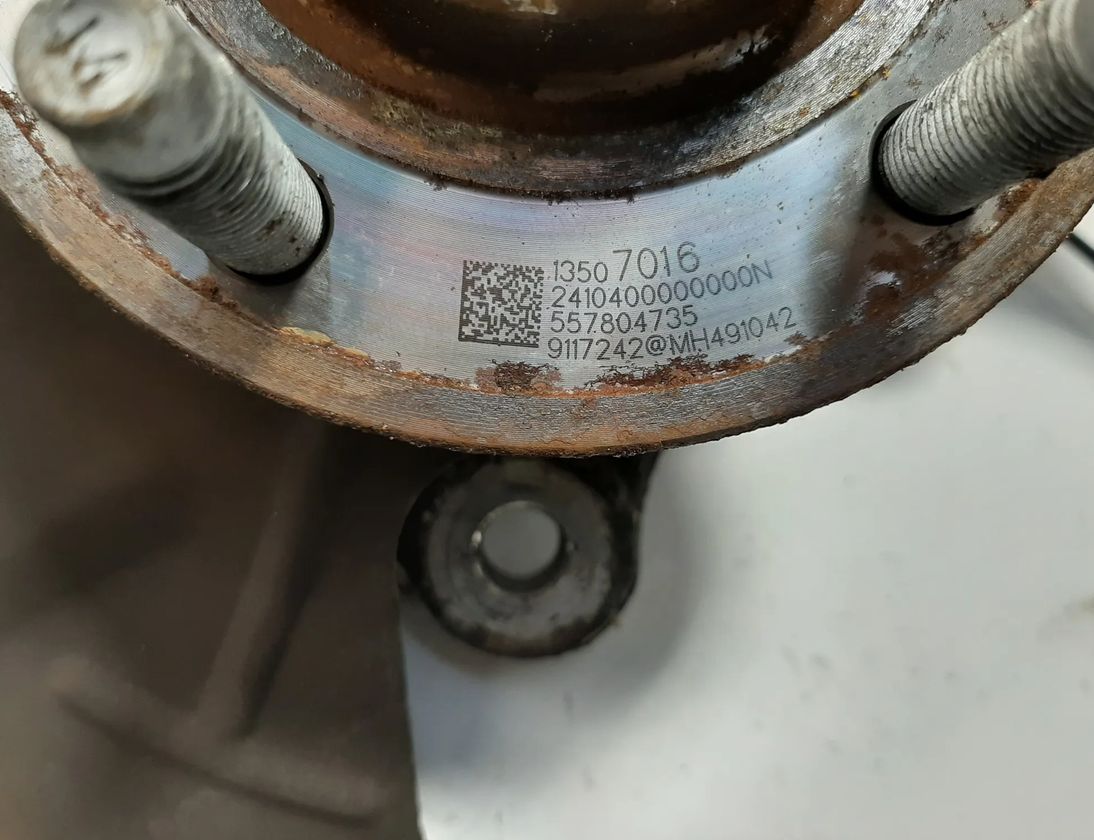 OPEL Insignia B (2017-2024) Forreste højre hjulnav 13507016,23384198 23895065