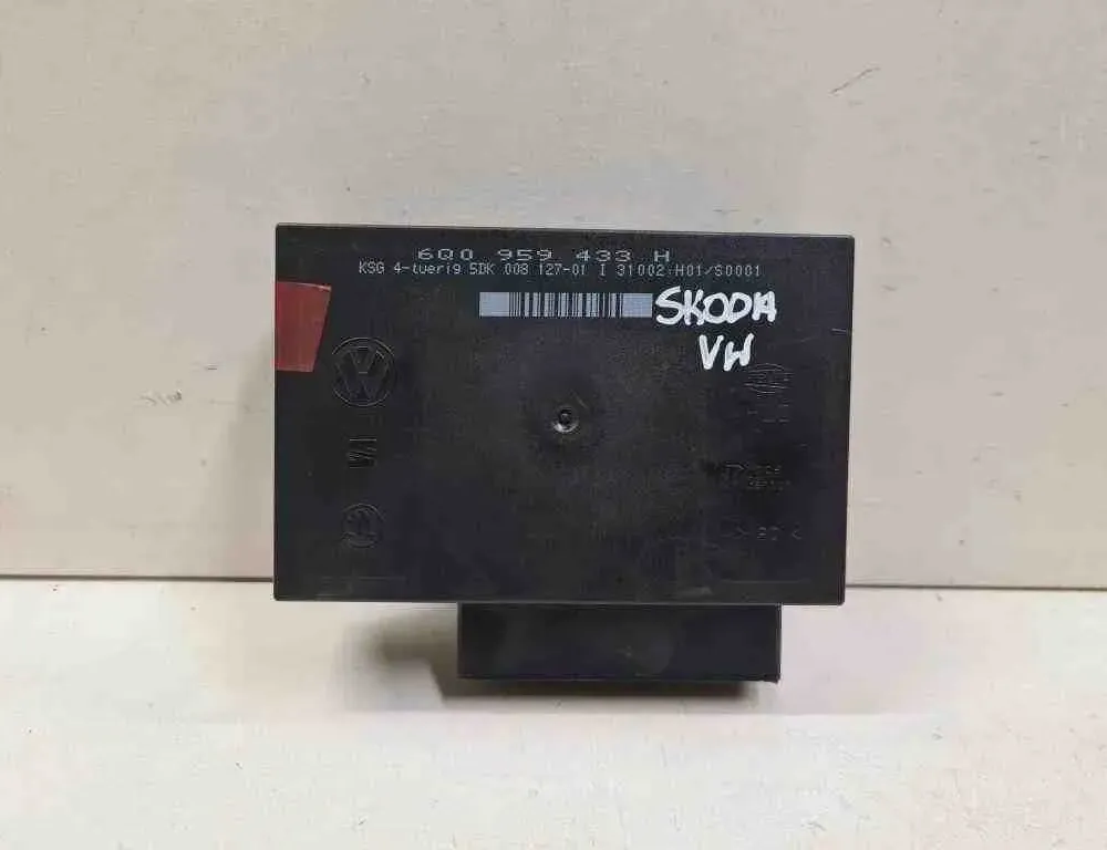 SKODA Fabia 1 generation  (2004-2007) Komfort kontrolenhed 5DK008127001,6Q0959433H 32723751