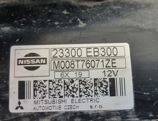 NISSAN Pathfinder R51 (2004-2014) Startmotor 23300EB300,M008T76071ZE 33500395