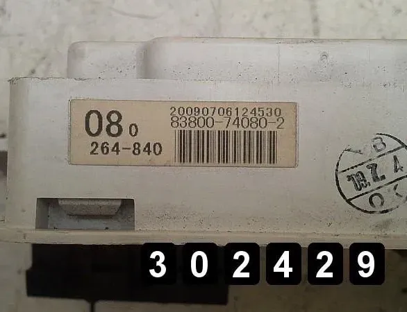 TOYOTA iQ 1 generation (2008-2020) Speedometer 28677209