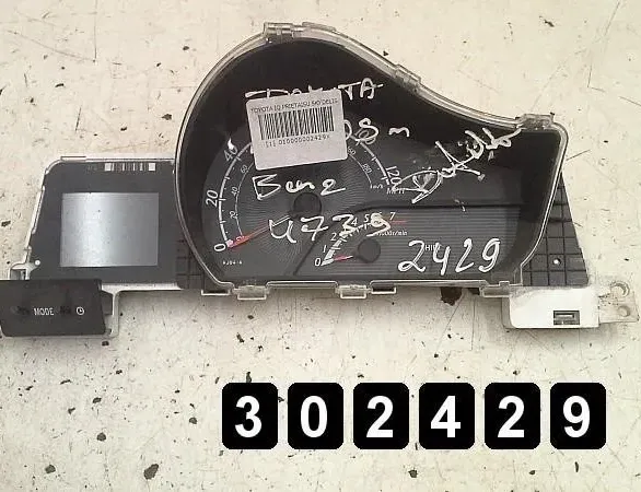 TOYOTA iQ 1 generation (2008-2020) Speedometer 28677209