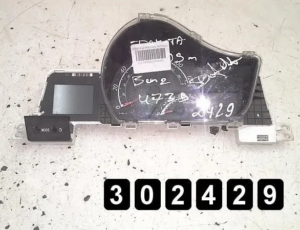 TOYOTA iQ 1 generation (2008-2020) Speedometer 28677209