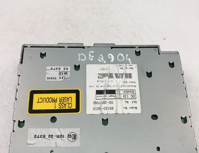 TOYOTA iQ 1 generation (2008-2020) Musikafspiller uden GPS 86120-74010 21903021