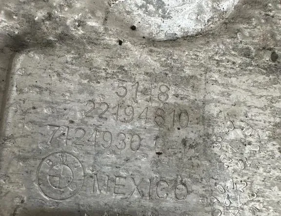 BMW X6 G06 (2019-2024) Varmebeskyttelse A1995,7424930 33142111