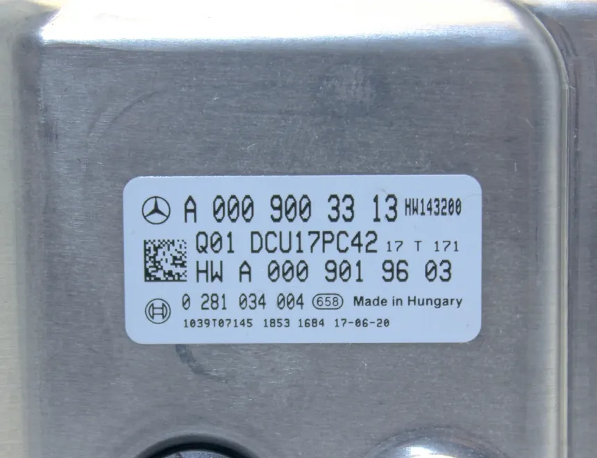 MERCEDES-BENZ C-Class W205/S205/C205 (2014-2023) AdBlue kontrolenhed A0009003313 34934245